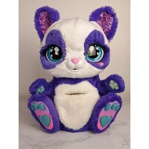 Spin Master Peek-A-Roo Interactive Panda-Roo Purple Panda Bear Plush Toy Tested